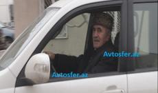 Xalq artistinin maşını cərimə meydançasında - FOTO