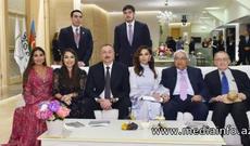 Prezident və ailəsi bağlanış mərasimində