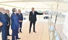 Prezident “Sovetski”də yolların açılışında iştirak edib