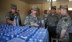 MN rəhbərliyi cəbhə bölgəsində olub