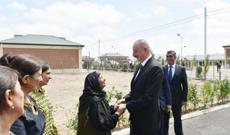 Prezident Cocuq Mərcanlıya səfər edib - FOTO