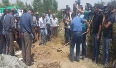 Ermənilərin atəşi nəticəsində həlak olan nənə və nəvə dəfn edilib – FOTOLAR