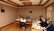 Əbülfəs Qarayev Şəkidə görüş keçirdi