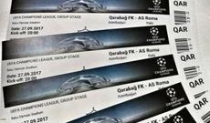 “Qarabağ” - “Roma”: 58 min bilet satılıb