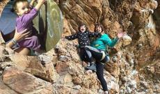 Tanış olun: 3 yaşlı qız divarlara dırmaşır