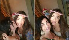 Fatimə Leyla Əliyeva ilə bir arada