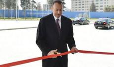 Prezident Masazırda məktəb açılışında iştirak edib