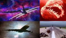 Yadplanetlilər sərnişin təyyarəsini faciədən xilas etdi – 2 Video