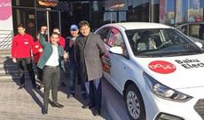 O da Hyundai Accent qazandı