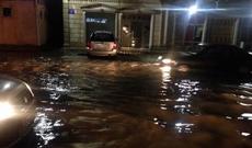 Sulutəpədə evlər su altında qaldı