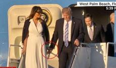 Melaniya yenə Trampı pərt etdi-video