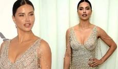 Adriana Lima yeni geyimi ilə hamını özünə mat qoydu