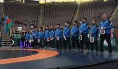 Güləş yığmamız Qazaxıstanı darmadağın etdi