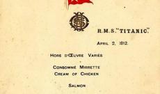 "Titanik"də ilk naharın menyusu 140 min dollara satılıb