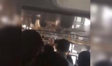 Avtobusda sürücü ilə qadın dalaşdı - səs-küy qopdu (VİDEO)