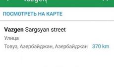 “Maps.Me”naviqasiya proqramı bu dəfə Tovuzu "erməniləşdirdi"