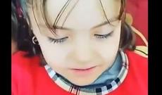 Balaca azərbaycanlı qızdan milli qeyrət nümayişi - Video