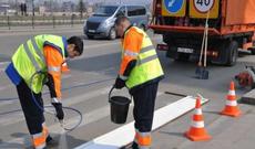 Bakı-Rusiya yolunun bir hissəsində rənglənmə işləri aparılır