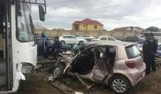 Binəyə gedən 160 saylı avtobus daha bir qəza törədib, yaralananlar var