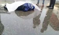 Daha bir süpürcəkini maşın vurub öldürdü-Video