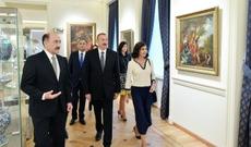İlham Əliyev Azərbaycan Milli İncəsənət Muzeyinin üçüncü korpusunun əsaslı bərpa və yenidənqurmadan sonra açılışında iştirak edib