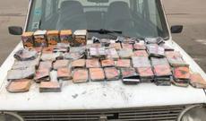 Avtomobilin təkərlərində pirotexniki vasitələr aşkarlanıb