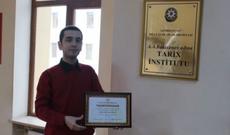 Nazim Xəlilov təşəkkürnamə ilə təltif olunub