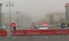 Babək prosepktində asfalt örtüyündə çökmə baş verib - SƏBƏB - VİDEO