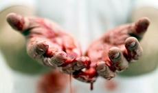 Ev sahibini bıçaqladı, arvadını isə boğaraq öldürdü