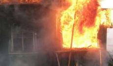 Göyçay rayonunda ev yanıb