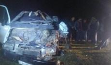 Qaxda KABUS GECƏ: mikroavtobus yük avtomobili ilə toqquşdu və... - VİDEO