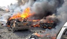 Mənbicdə minalanmış avtomobil partladılıb