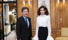 Birinci vitse-prezident Mehriban Əliyeva “Suez Groupe” şirkətinin vitse-prezidenti Erik Qebali  ilə görüşüb