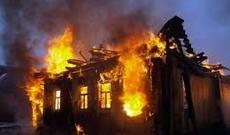 İmişlidə birmərtəbəli ev yanıb