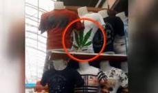 Mağazada narkotikanı təbliğ edən geyim satılır - VİDEO