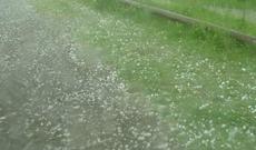 Şəki rayonuna  yağan güclü dolu fəsadlara yol açıb