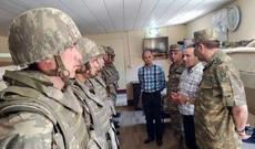 Ombudsman aparatı nümayəndələri döyüş bölgəsində yerləşən hərbi hissədə olublar