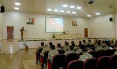 Hərbi birlikdə komandir müavinləri ilə seminar keçirilib