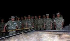 Təlimlərin gecə vaxtı döyüş atışlı mərhələsi keçirilib - VİDEO