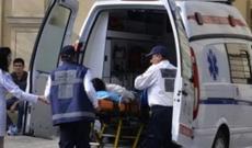 Sumqayıtda qadının başına şifer düşüb