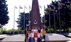 Türkiyənin bir qrup hərbi qulluqçusu Azərbaycanda səfərdədir