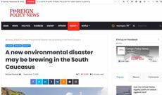 Ermənistanın “Amulsar” mədəni Cənubi Qafqazın ekologiyası üçün fəlakət mənbəyidir