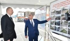 Prezident İlham Əliyev Bakıda yenidən qurulan Aşıq Molla Cümə küçəsinin və ona bitişik yolların açılışında iştirak edib