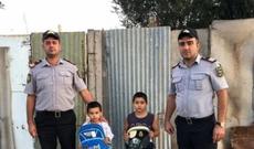 Ucar polisi şəhid və aztəminatlı ailələrin övladlarını sevindirib