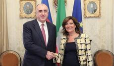 Elmar Məmmədyarov İtaliya Senatının sədri ilə görüşüb