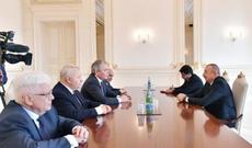 Prezident İlham Əliyev Rusiya nümayəndə heyətini qəbul edib