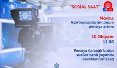 Əmək və Əhalinin Sosial Müdafiəsi Nazirliyi bu həftədən etibarən canlı yayıma başlayır