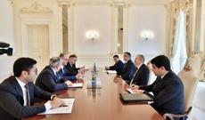 Prezident İlham Əliyev Avstriyanın Nəqliyyat, İnnovasiya və Texnologiya nazirini qəbul edib