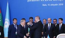Prezident İlham Əliyev Nursultan Nazarbayevə “Türk dünyasının Ali Ordeni”ni təqdim edib