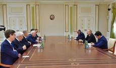 Prezident İlham Əliyev ATƏT-in Minsk qrupunun həmsədrlərini qəbul edib